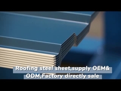 PPGI galvanizou a cor revestiu chapa de aço telhando ondulada